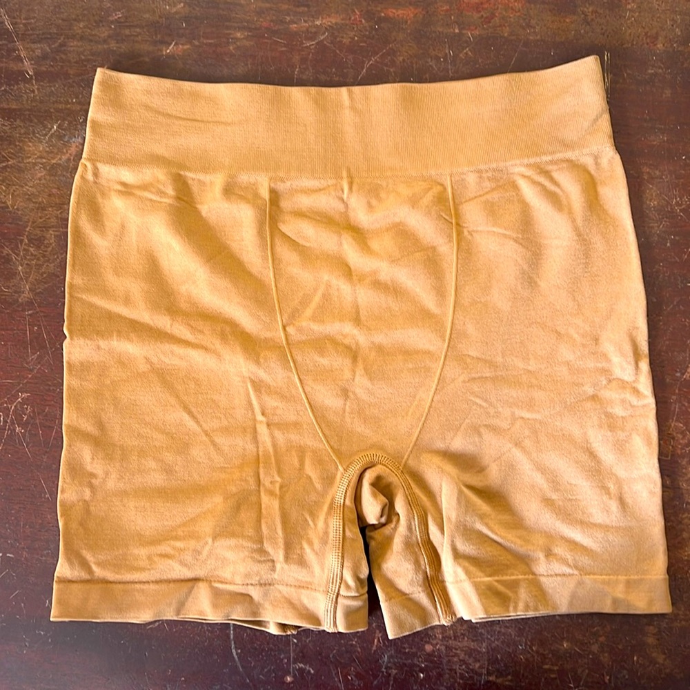 Gymshark small tan boxer underwear